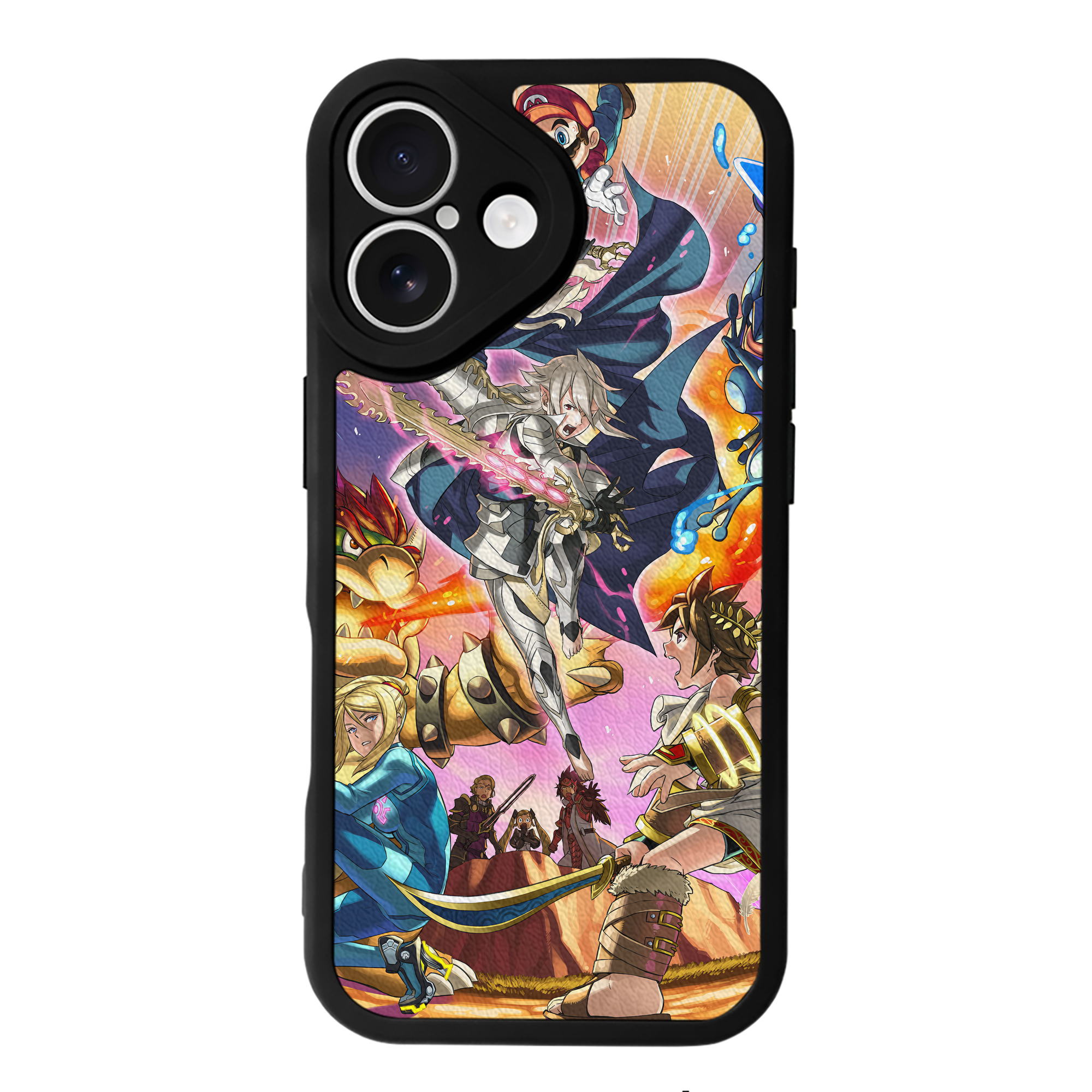 （画像用） ポケットモンスター Pokémon 【iPhone 16シリーズ対応】シリコンスマホケース（レザー調） 材質：シリコン